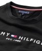 Bluza Tommy Hilfiger męska czarna wkładana przez głowę bawełniana duże logo